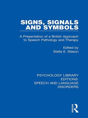 cover image of Signs, Signals and Symbols